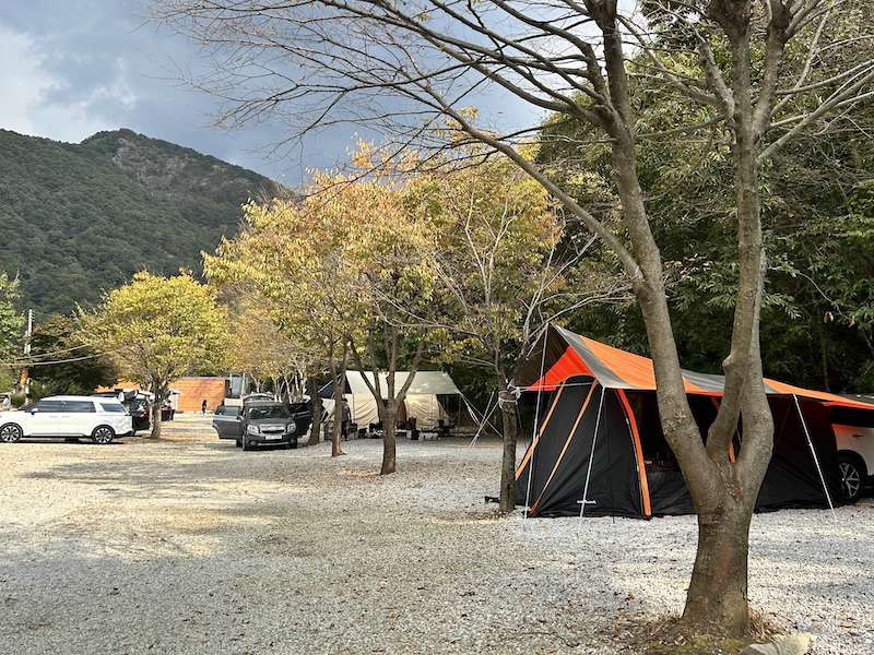 산의 맑은 공기가 너무 좋았던 전북 동상 힐링 캠핑장 후기